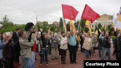 Орел. Народ голосует за установку памятника вице-губернатору Игорю Гармашу . Фото Вадима Медовщикова