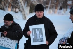 Пикет в Саратове в поддержку Оюба Титиева