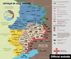 Военно-политическая обстановка на востоке Украины по состоянию на 4 июля 2015 года