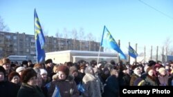 Митинг в поселке Сычево, 6 февраля 2010 г