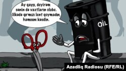 Karikatura, neft qiyməti haqqında