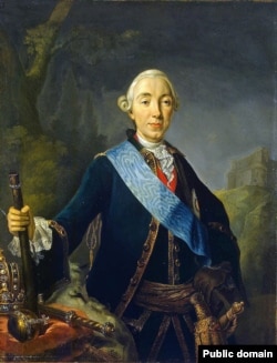 Петр III, император Всероссийский. Официальный портрет (1762)