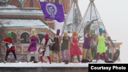 Pussy Riot на Лобном месте. Год назад