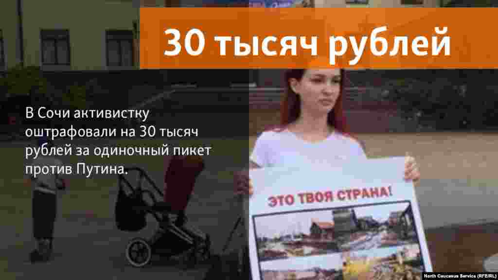 11.05.2018 // Высказался против Путина - заплати государству 30 тысяч рублей.